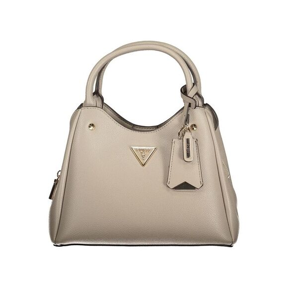 Guess Jeans Grigio Poliuretano Women Women's Handbag